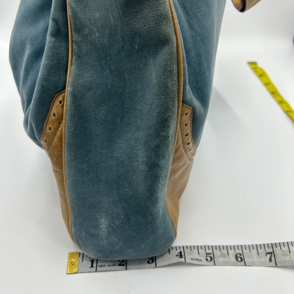 Kooba Blue Velvet Leather Trim Hobo-style shoulder bag - Picture 9 of 14